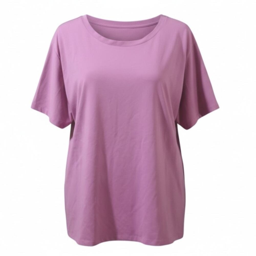 LuLaRoe ESSENTIAL TEE Fushia Loose Fit short sleeve Womens Size 2XL